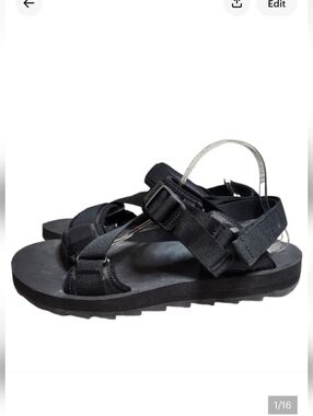 Merrell Men's Alpine Strap Black Sandal. Men's size 14. New!